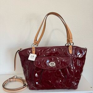 Coach Opt Art Pattern Leah tote